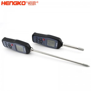 恒歌定制多功能溫濕度測量儀_高精度手持式溫濕度巡檢儀