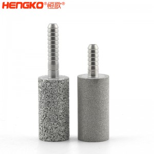 廠家定制316L粉末燒結不銹鋼過濾器曝氣頭,高強度耐腐蝕水族專用氣泡石