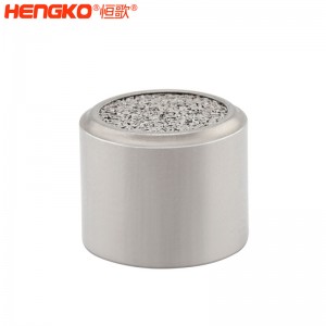 廠家定制0.2-90微米多孔金屬氣體傳感器防爆外殼，隔火焰耐腐蝕316L不銹鋼防爆片