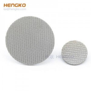 廠家定制微孔長期穩(wěn)定網(wǎng)狀粉末燒結多孔不銹鋼316L濾片盤 油液過濾系統(tǒng)用