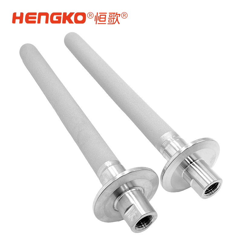 316食品級不銹鋼粉末燒結曝氣石_過濾1/4NPT內螺紋連接3微米過濾器 Featured Image