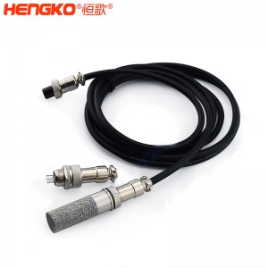 恒歌直銷不銹鋼RHT-H20-B平頭溫濕度傳感器探頭帶電線,用于農業大棚