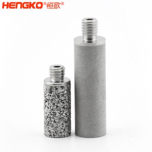 廠家來圖定制粉末燒結316L不銹鋼過濾器濾芯防塵耐腐蝕，用于化工制藥