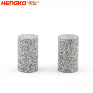 微米燒結金屬不銹鋼濾柱_316L不銹鋼粉末燒結濾柱