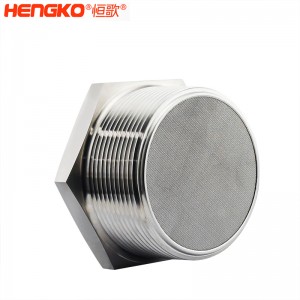 恒歌不銹鋼絲網(wǎng)濾芯燒結(jié)網(wǎng)消聲器消音器耐熱排氣均勻,應(yīng)用于排風管消音