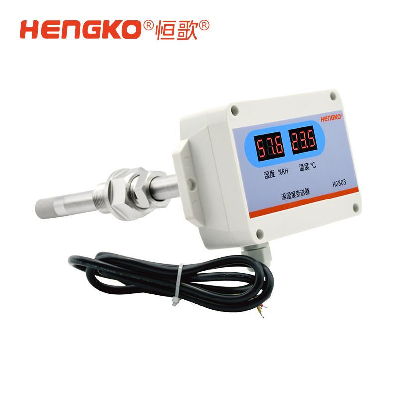 RS485 不銹鋼探頭4W8P HG803工業用溫濕度傳感器 Featured Image