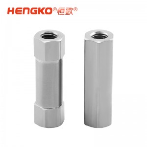 恒歌一體式接頭阻尼液壓過渡接頭體帶節流小孔阻尼限流閥過濾器