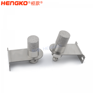 4-20mA數(shù)字相對(duì)空氣/地面溫濕度傳感器燒結(jié)不銹鋼探頭過濾器外殼 用于花圃