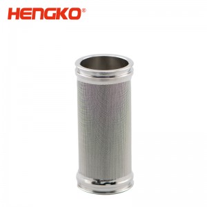 廠家定制316L不銹鋼多層復合網(wǎng)燒結過濾筒濾芯防水透氣_用于化工行業(yè)