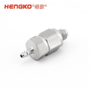 恒歌316不銹鋼粉末燒結濾芯多孔金屬高精度限流氣阻過濾器