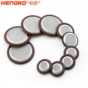 NW25法蘭真空不銹鋼316過濾網支架密封圈件兼容真空接頭配件