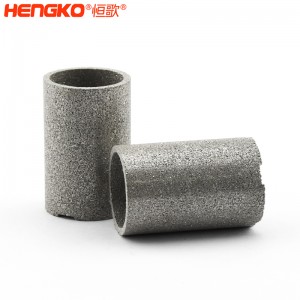 恒歌定制燒結(jié)多孔不銹鋼濾筒_過(guò)濾效率高易沖洗不銹鋼濾芯可用于污水排水系統(tǒng)